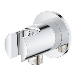 Vitalio Universal coude à encastrer avec support, chrome (G26962001)