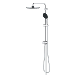  Vitalio Start System 250  Colonne de douche avec inverseur manuel + Douche de tête 2 jets + Douchette 2 jets, chrome (G26680001)