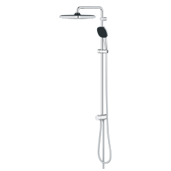  Vitalio Comfort 250 Colonne de douche avec inverseur manuel + Douche de tête 2 jets + Douchette 2 jets , chrome (G26986001)