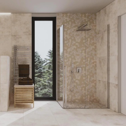 Douche de tête autonettoyante 1 jet, chrome (SATBSHS51)