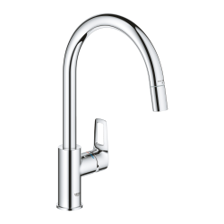 Grohe Start Loop mitigeur monocommande évier avec douchette, chrome (G30556000)