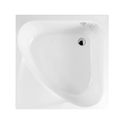 90x90 Carmen baignoire d'angle gain de place, sans pieds, blanc (29611)