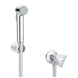 Grohe Tempesta-F Trigger Spray 30 set douchette à main 1 jet avec support mural et robinet d'arrêt, chrome (G26357000)