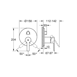 Lineare OHM trim 3-way