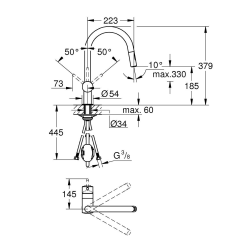 Minta OHM sink C-spout Mouss.Spray EU