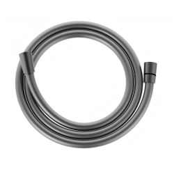 Aurum flexible de douche 150 cm avec écrou anti-torsion, métal brossé (SATBAURHPBGM)