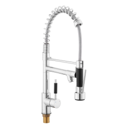 100x50 cm évier avec égouttoir réversible en granite à encastrer + mitigeur bras pivotant 2 jets, noir mat (SATSINKGQK103B-SET2)