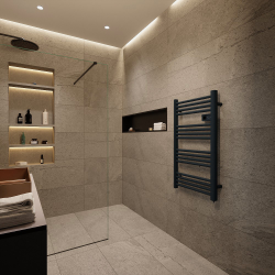 Sèche serviettes électrique 500W, 960 x 540 mm, anthracite (CERAHTLR500A)