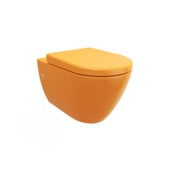 / Glacera Pack WC Rapid SL autoportant + cuvette Alfa sans bride + plaque chrome (ProjectAlfaRimless-1)