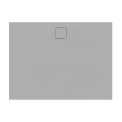 Vision Receveur de douche 100x90cm + Siphon Eslim90. Marbre coulé, gris (SATSVVI10090S-S)