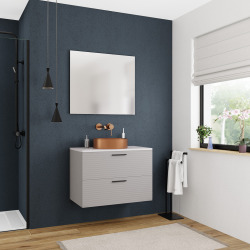 Set complet meuble + lavabo (CERAMIA-4LG80-S)
