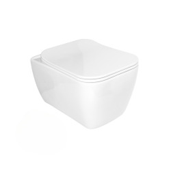 Pack WC Bâti Autoportant Rapid SL + WC sans bride Havana avec fixations invisibles + Abattant softclose + Set habillage