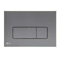 Swiss Aqua Technologies Plaque de commande double touche en acier inoxydable, traitement PVD, gun métal mat (SATATGM-M)