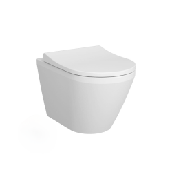 Pack WC Bâti-support Rapid SL + Cuvette suspendue Cersanit S-line + Abattant classique + Plaque Chrome (GROHE-S-LinePro-1)