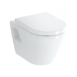 Pack WC Bâti Autoportant Rapid SL + WC suspendu Integra + Abattant softclose + Plaque chrome mat (ProjectIntegra-5)