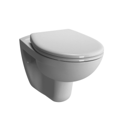 Pack WC bâti support Villeroy & Boch + WC sans bride abattant Softclose Vitra + plaque chrome (VCNNORMUSRS2CH)