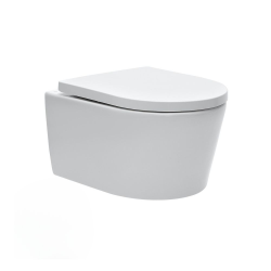 Pack WC Bâti Autoportant Rapid SL + WC sans bride SAT + Abattant softclose + Robinet d'arrêt + Douchette bidet + Plaque chrome