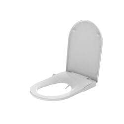 Swiss Aqua Technologies Abattant WC japonais SoftClose, fonctionnement sans électricité, blanc (SATBEASY2233U5)