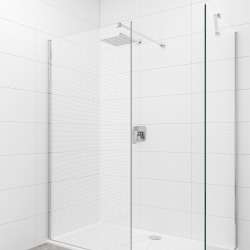 Walk-in bras de montage 120 cm, chrome (SIKOZAV1)