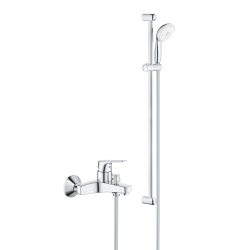 Tempesta 100 ensemble douche 3 jets + mitigeur bain/douche, chrome (23601000-28789002)