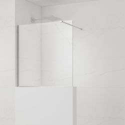 110x100cm Walk-in paroi latérale de douche à l'italienne, verre Easy clean (SATWIS110)