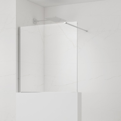 120x100cm Walk-in paroi de douche à l'italienne, verre Easy clean (SATWIS120)