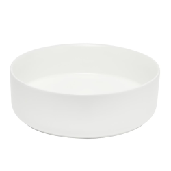 Mood vasque à poser ronde 36x36 cm sans trou de robinetterie ni trop-plein, noir mat (SATM3636BKM)