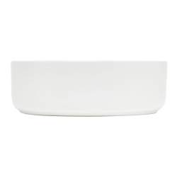 Mood vasque à poser ronde 36x36 cm sans trou de robinetterie ni trop-plein, noir mat (SATM3636BKM)