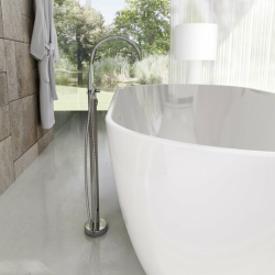 Freedom O mitigeur de baignoire sur pied avec douchette, chrome (X070424)