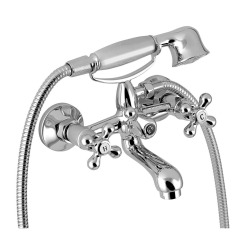 Novaservis Titania Retro II mitigeur de bain avec ensemble douche 150 mm chrome 99121,0