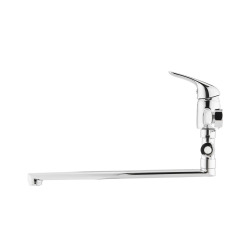 S-Line Pro mitigeur de baignoire mural à levier, 100 mm, chrome (SIKOBSLPRO27210)