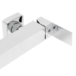 Swiss Aqua Technologies Vision mitigeur de baignoire mural à levier 150 mm, chrome (SATBSVI222)