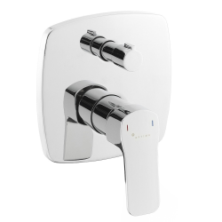 Optima Mélangeur bain-douche Optima Cube Way avec corps chromé CU215