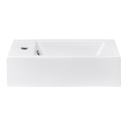 Vasque Glacera Bigio 50x25 cm trou mitigeur à gauche (BG5025L)