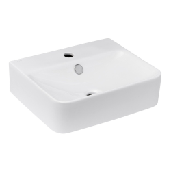 Glacera Vasque Glacera Bigio 44x36 cm trou pour batterie au milieu (BG4638)