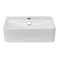 Vasque Glacera Bigio 44x36 cm trou pour batterie au milieu (BG4638)