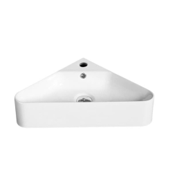 Glacera Lavabo d'angle SAT Mood 56x34 cm avec trop-plein (SATM5634)