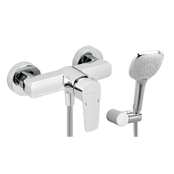  Mitigeur de douche Novaservis Metalia 58 Eco avec garniture de douche 150 mm chrome 58061,0