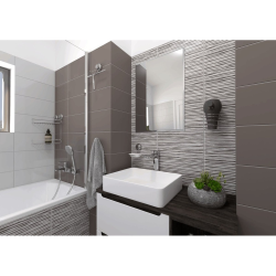 Optima Ecoloc raclette de douche avec système de fixation par ventouse, chrome (ECO32)