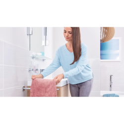 Elegaant porte-serviettes en métal inoxydable, chromé (40433-00000-00)