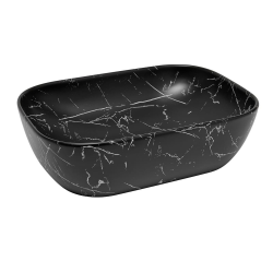 Swiss Aqua Technologies Infinitio 45,5x32,5 cm marbre noir mat sans trop-plein (SATINF4532MRBKM)