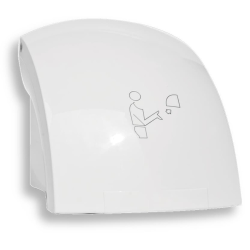 Novaservis Sèche-mains mural à fixer 24 cm, blanc (69091,1)