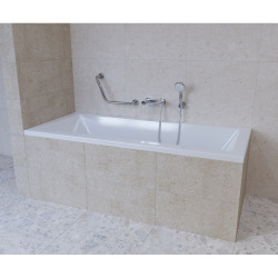 Poignée de baignoire murale Multi 39 cm, inox (MAD501BNRZ)