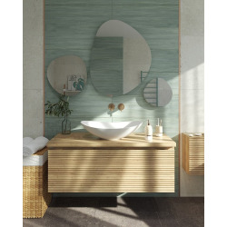 Optima Tera gobelet au design moderne en polyrésine, sable (TERA27)