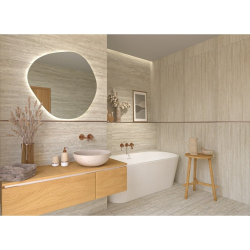 Optima Tera gobelet au design moderne en polyrésine, sable (TERA27)