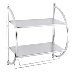 Optima Etagère multiple avec plateau chromé POLOBLOUK2