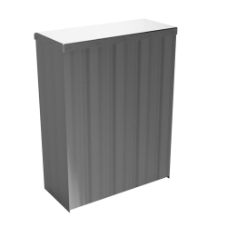 BEMETA Poubelle murale 6 l inox, chrome mat (101915055)