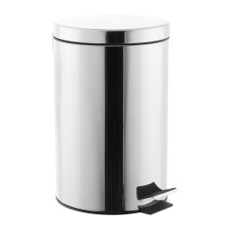 BEMETA Multi Poubelle à poser 12 l, Acier brillant (KOS12NEW)