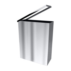 Poubelle murale 25 l, inox mat (125115045)