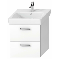 Jika (Groupe Roca) Meuble de salle de bain sous lavabo Jika Lyra Plus Viva 49x41,6x55 cm blanc (H40J3834023001)